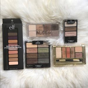 Wet n wild Milani Essence E.l.f. eyeshadow bundle